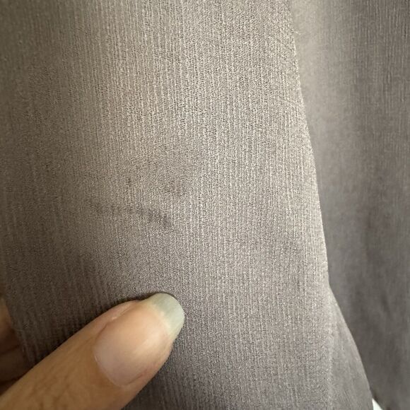 Banana Republic Accordion Ruffle Collar Shimmer Size Medium - Picture 7 of 14